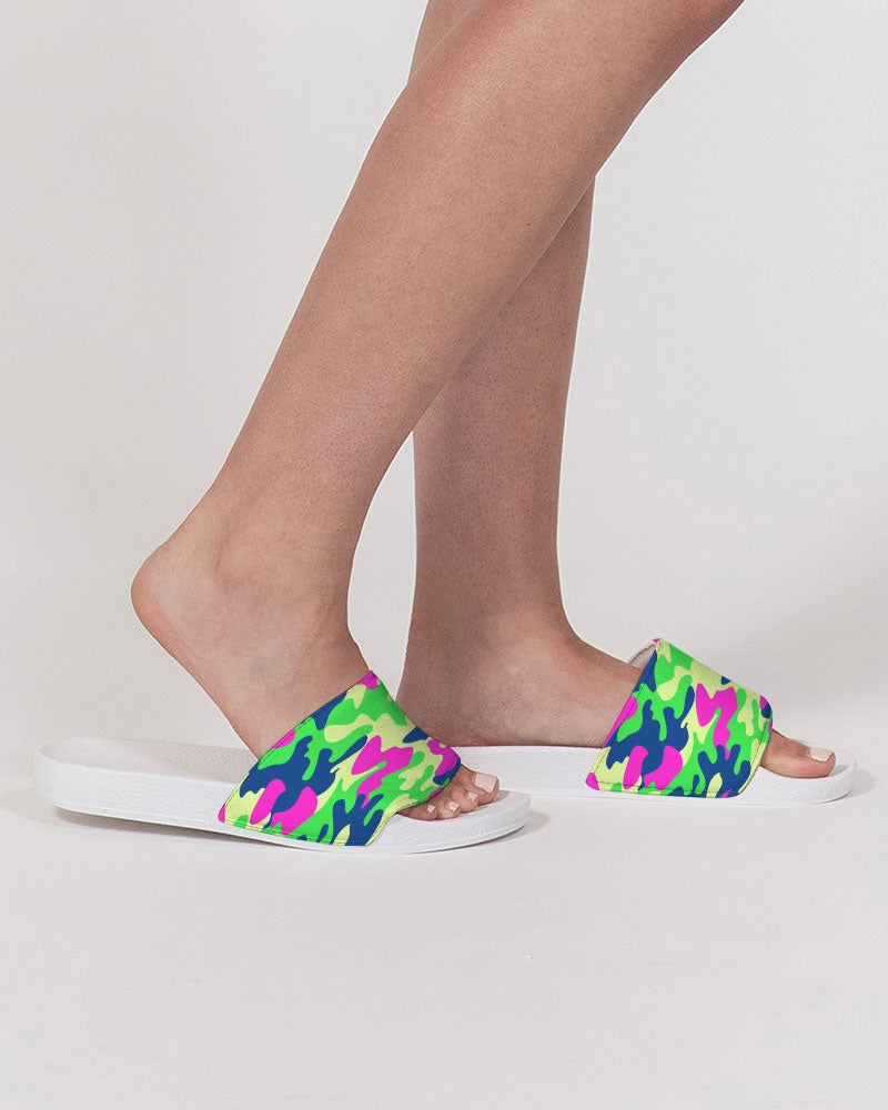 NEON CAMO Women's Slide Sandal