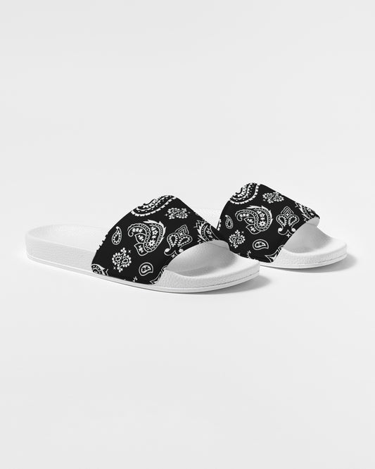 BLACK BANDANA Women's Slide Sandal