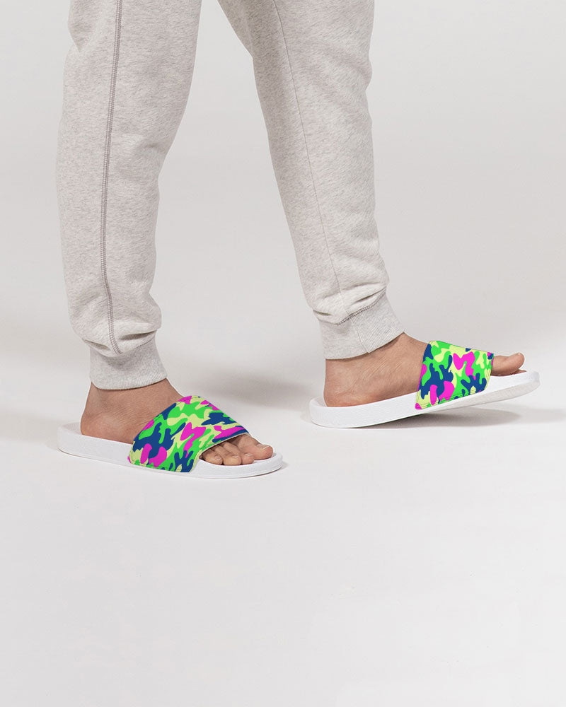 NEON CAMO Men's Slide Sandal